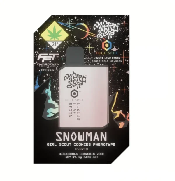 Snowman (Hybrid) – 1g | MICRO BAR LIQUID LIVE RESIN