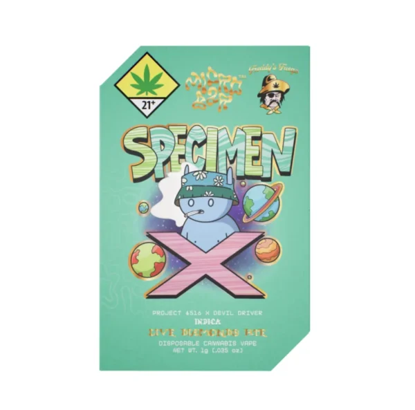 Specimen X (Indica) – 1g | Micro bar Live Diamonds HTE